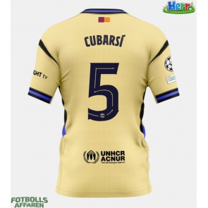 Barcelona Pau Cubarsi #5 Bortatröja 2025-26 Kortärmad